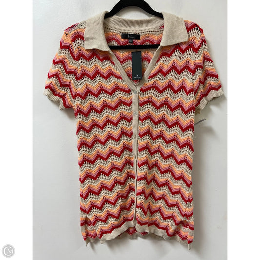 Blouse Short Sleeve By Lulus In Multi-colored, Size: S