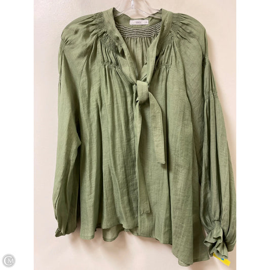 Top Long Sleeve By Clothes Mentor In Green, Size: S