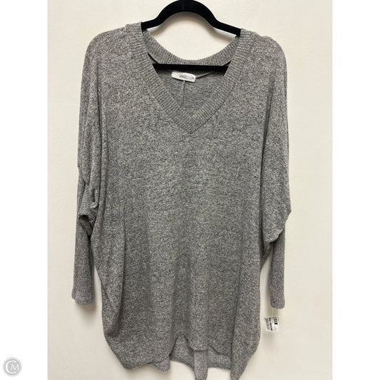Top Long Sleeve By Clothes Mentor In Grey, Size: S