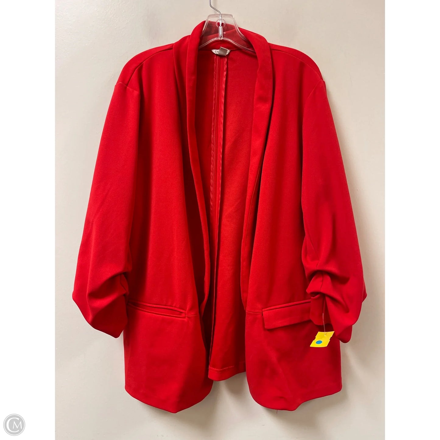 Blazer By Cato In Red, Size: Xl