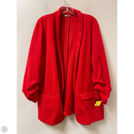 Blazer By Cato In Red, Size: Xl