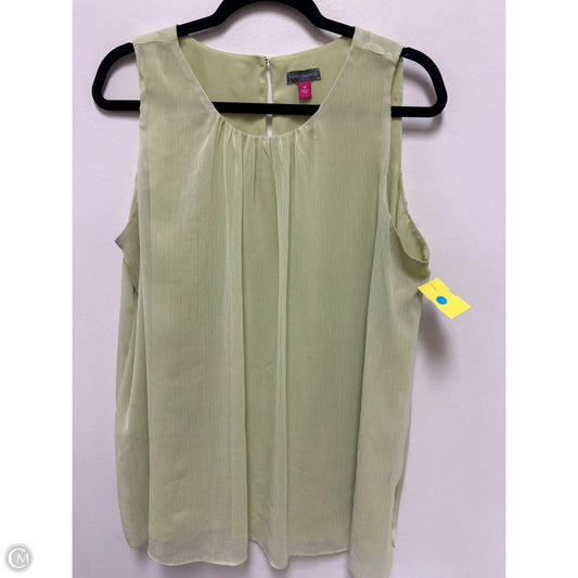 Top Sleeveless By Vince Camuto In Green, Size: 1x