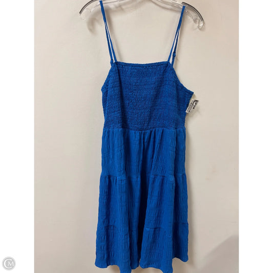 Dress Casual Midi By Clothes Mentor In Blue, Size: 3x