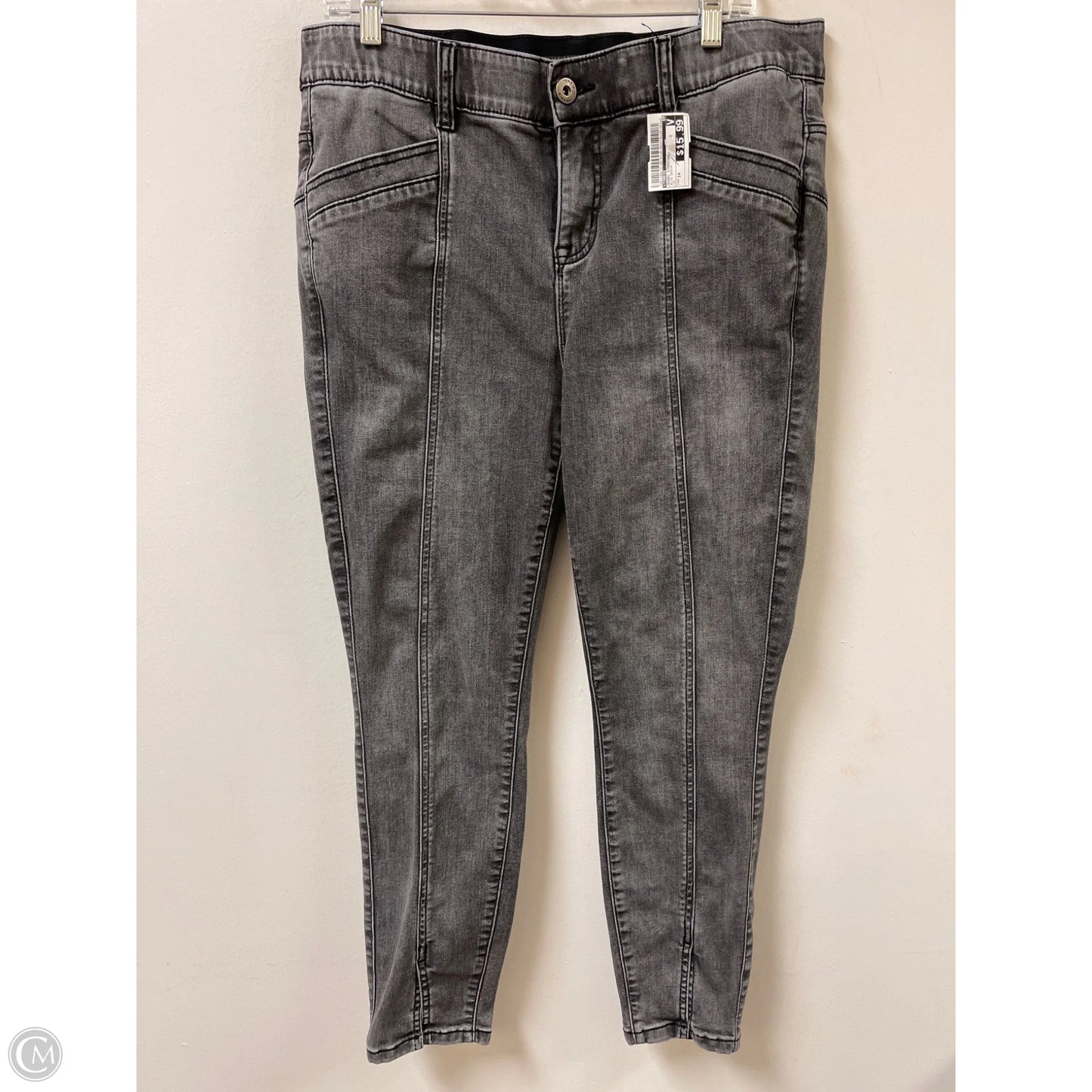 Jeans Straight By Torrid In Blue Denim, Size: 14