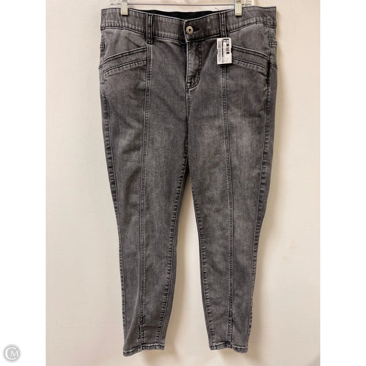 Jeans Straight By Torrid In Blue Denim, Size: 14