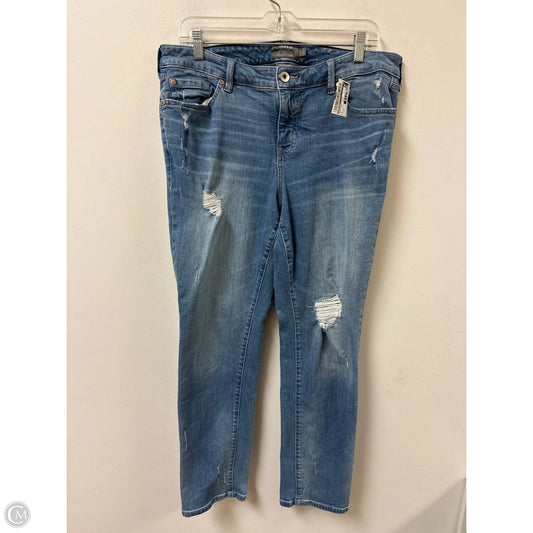 Jeans Boot Cut By Maurices In Blue Denim, Size: 14