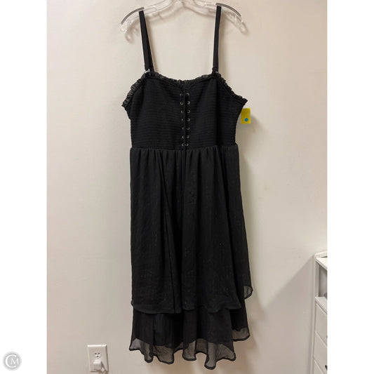 Dress Casual Midi By Torrid In Black, Size: 4x