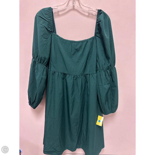 Dress Casual Midi By Exlura In Green, Size: Xl