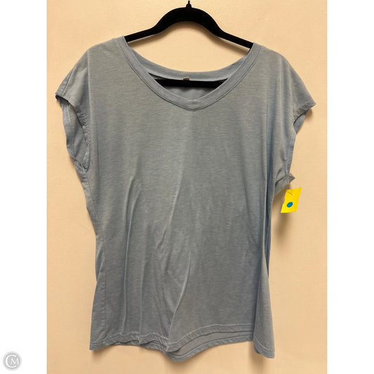 Top Short Sleeve By Clothes Mentor In Blue, Size: L