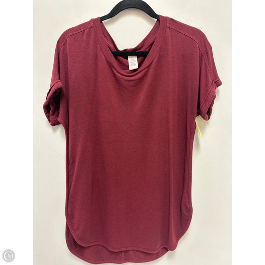 Top Short Sleeve By Matty M In Red, Size: S