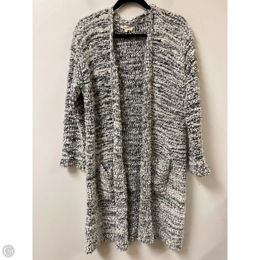 Cardigan By Mystree In Black & White, Size: L