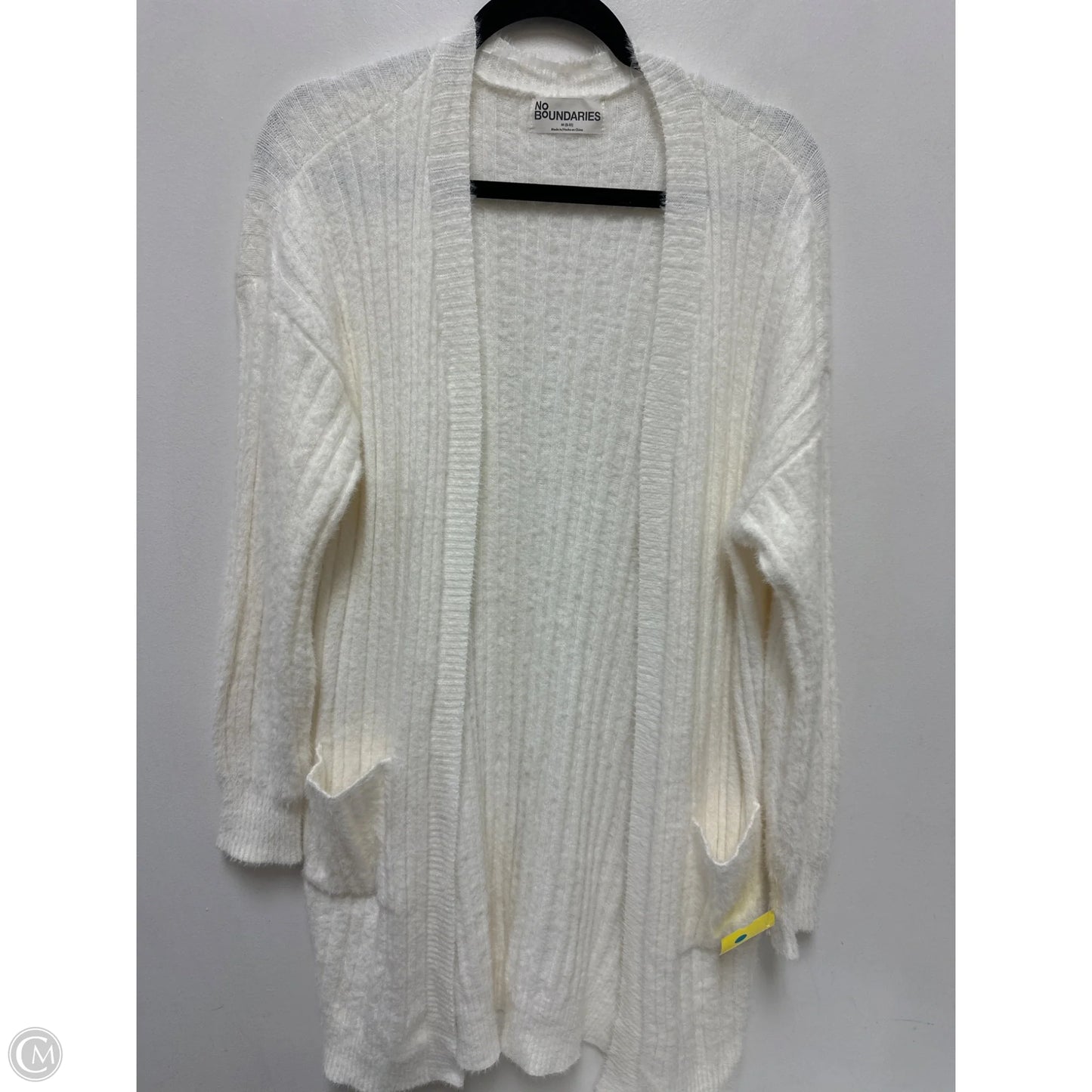 Cardigan By No Boundaries In Cream, Size: M