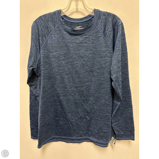 Athletic Top Long Sleeve Crewneck By Cuddl Duds In Blue, Size: Xl