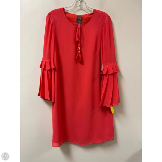 Dress Casual Midi By Vince Camuto In Orange, Size: L