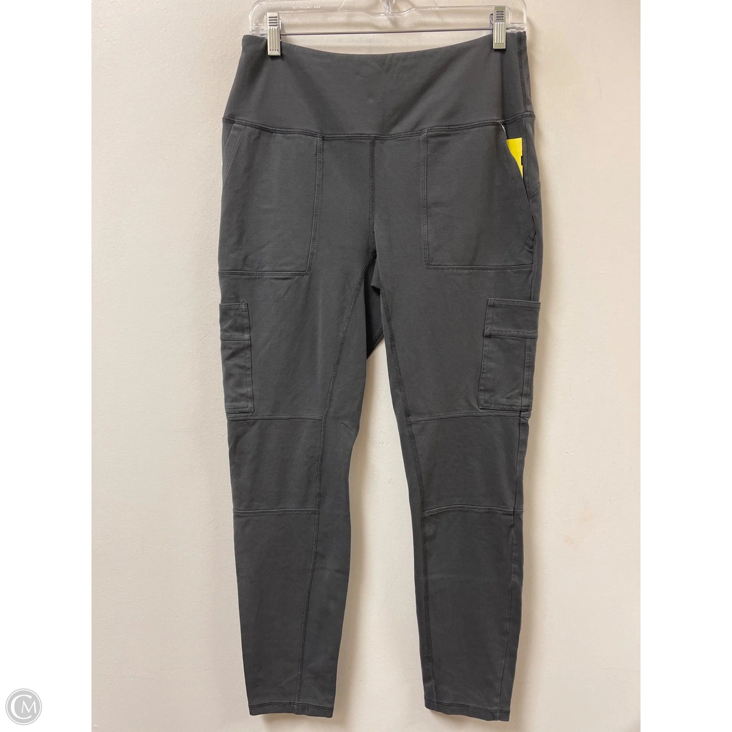 Athletic Leggings By Natural Reflections In Grey, Size: M