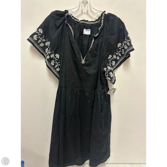 Dress Casual Midi By Old Navy In Black, Size: L