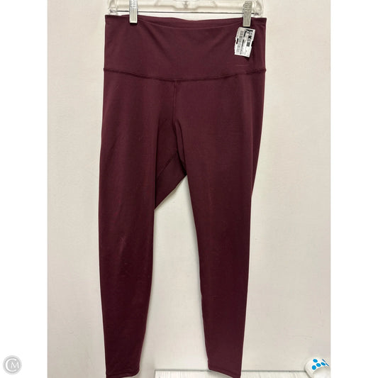 Athletic Leggings By Old Navy In Red, Size: 12