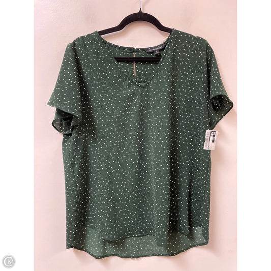 Top Short Sleeve By 41 Hawthorn In Green, Size: L