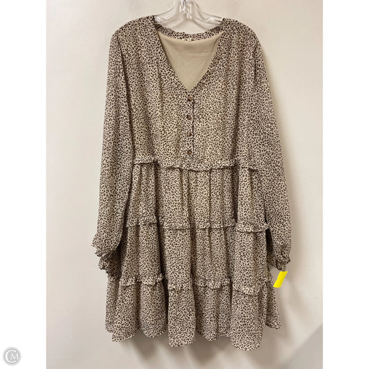Dress Casual Midi By Jodifl In Animal Print, Size: 2x