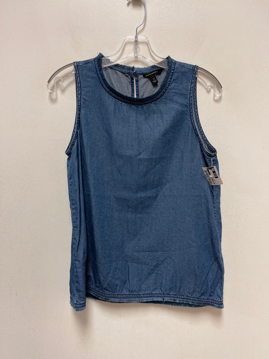 Blue Denim Top Sleeveless Banana Republic, Size S