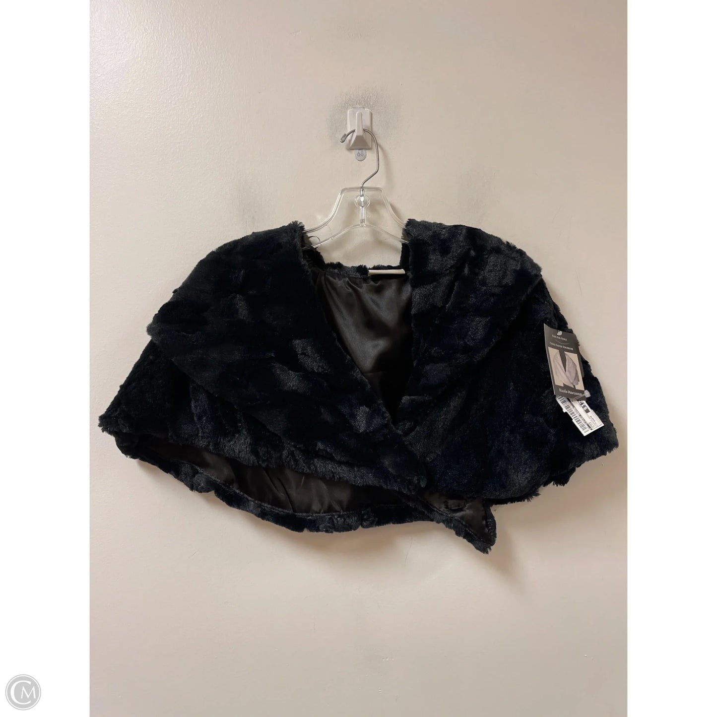 Shawl By Clothes Mentor In Black, Size: Osfm