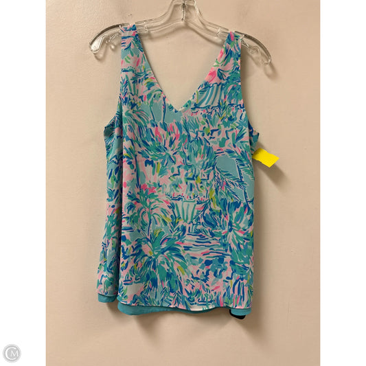 Top Sleeveless Designer By Lilly Pulitzer In Multi-colored, Size: M