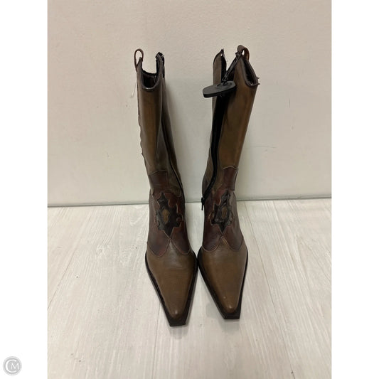 Boots Western By Clothes Mentor In Brown, Size: 7.5