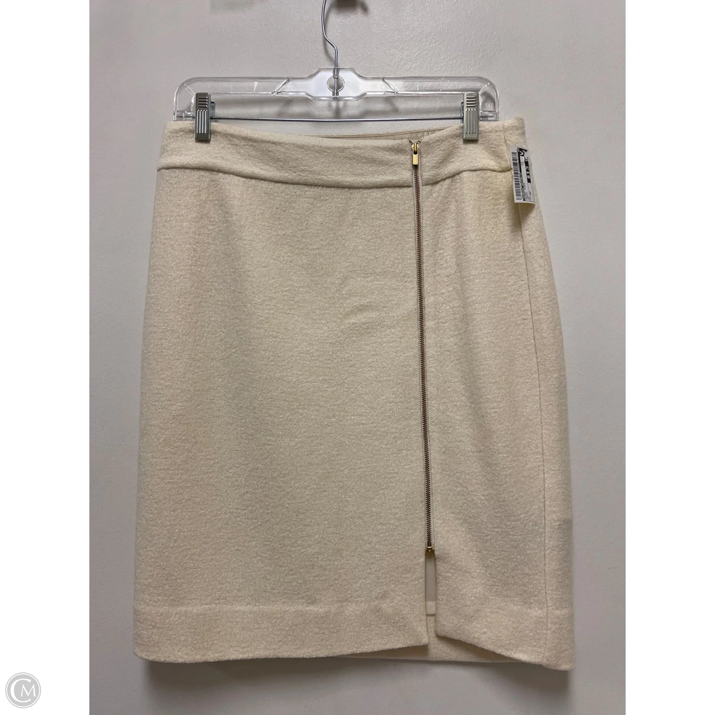 Skirt Midi By Banana Republic In Cream, Size: 8p