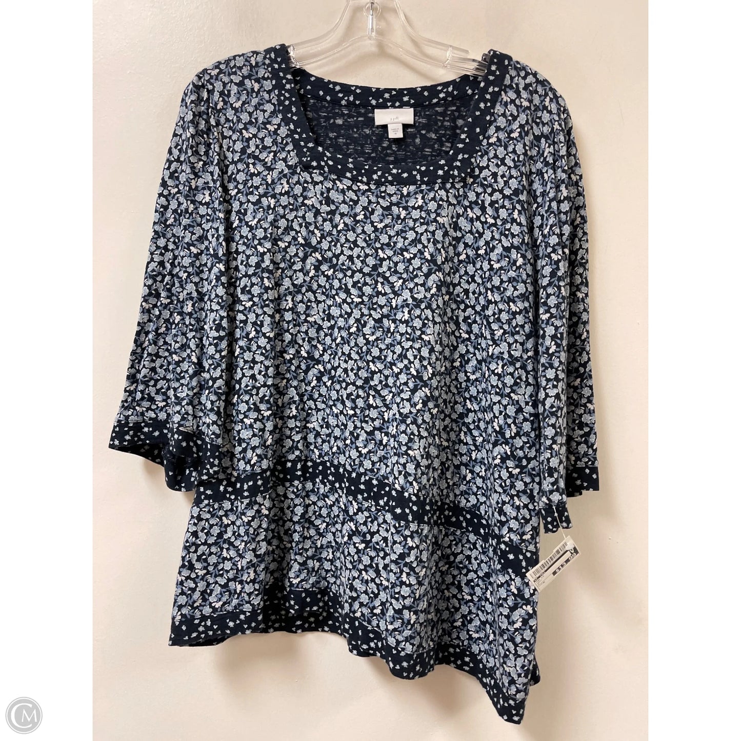Top Long Sleeve By J. Jill In Navy, Size: M