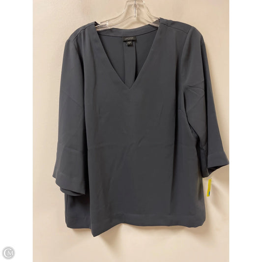 Top Long Sleeve By J. Jill In Grey, Size: M