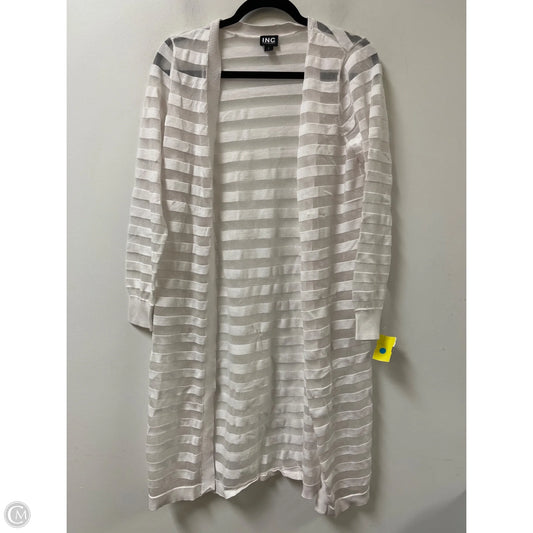 Cardigan By Inc In White, Size: L