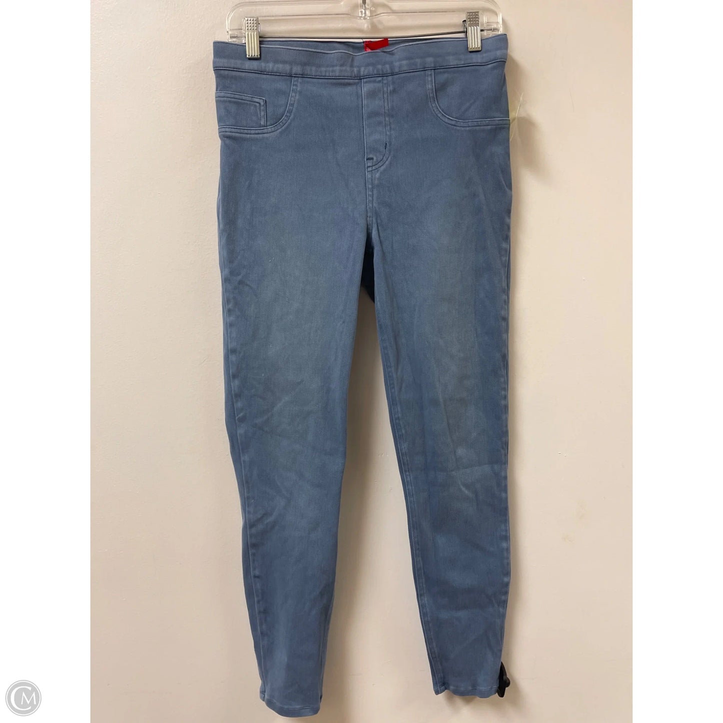Pants Leggings By Spanx In Blue Denim, Size: 12