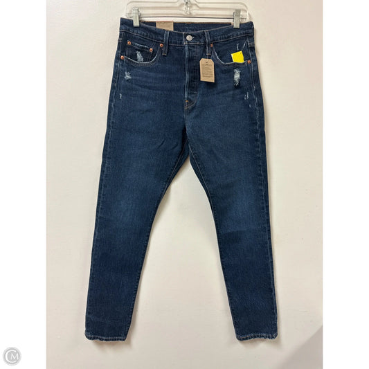 Jeans Skinny By Levis In Blue Denim, Size: 8