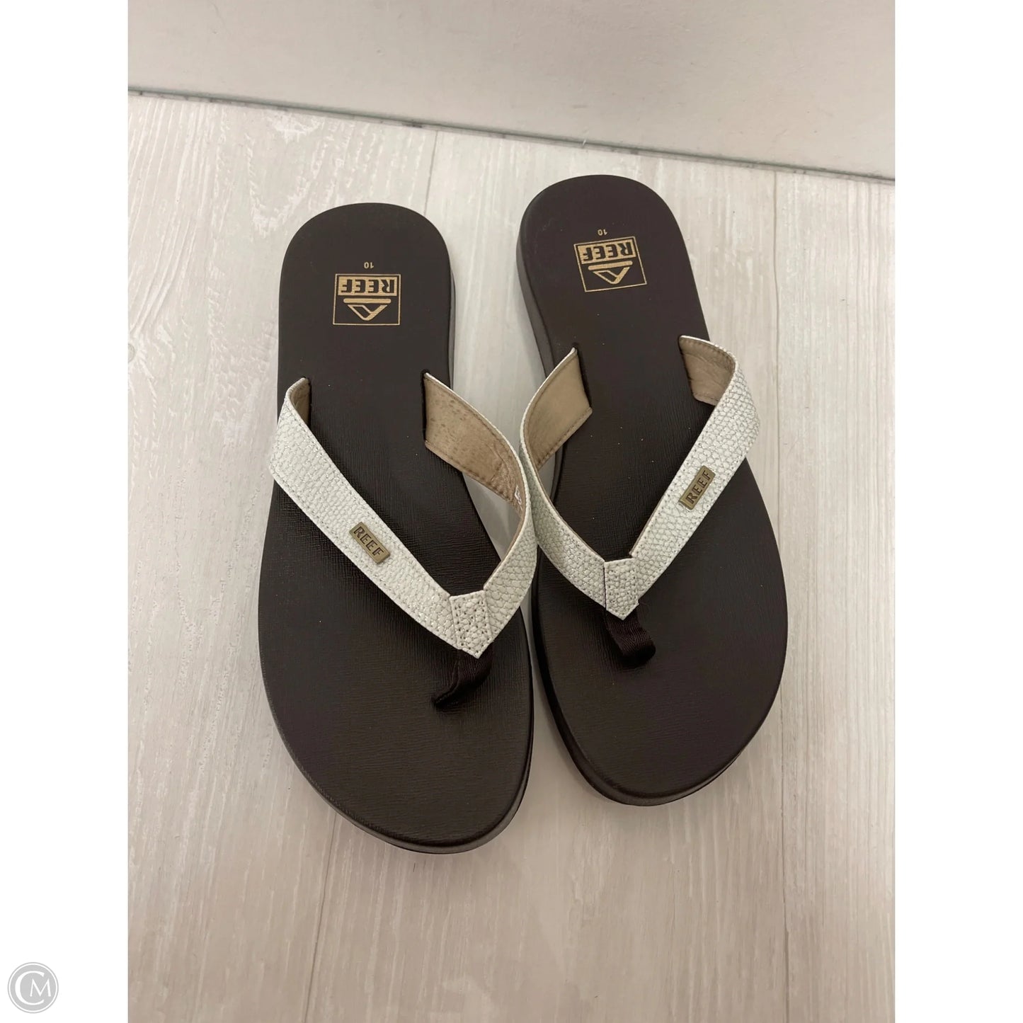 Sandals Flats By Reef In White, Size: 10