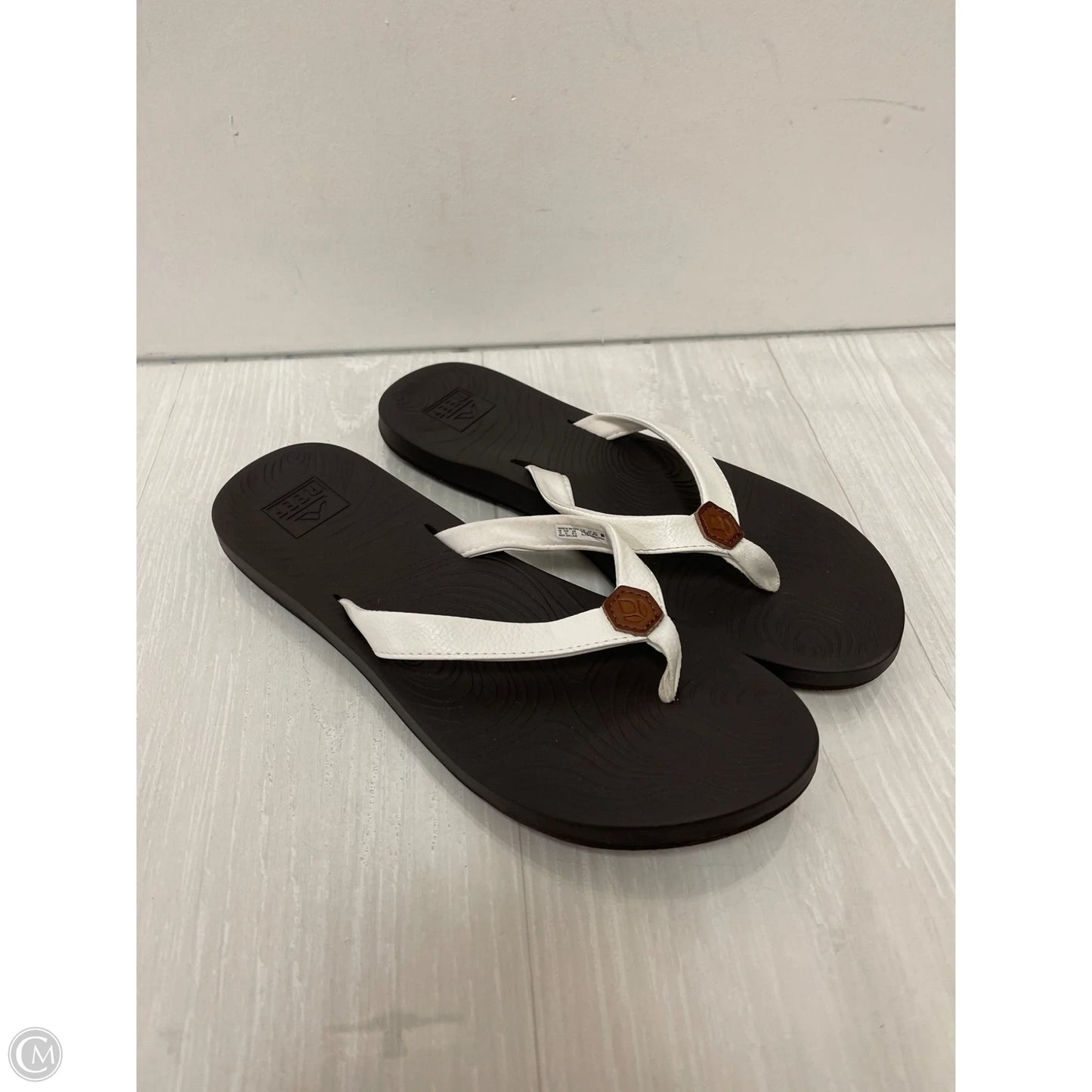 Sandals Flats By Reef In White, Size: 10