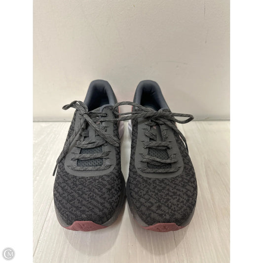 Shoes Athletic By Under Armour In Grey & Pink, Size: 8.5