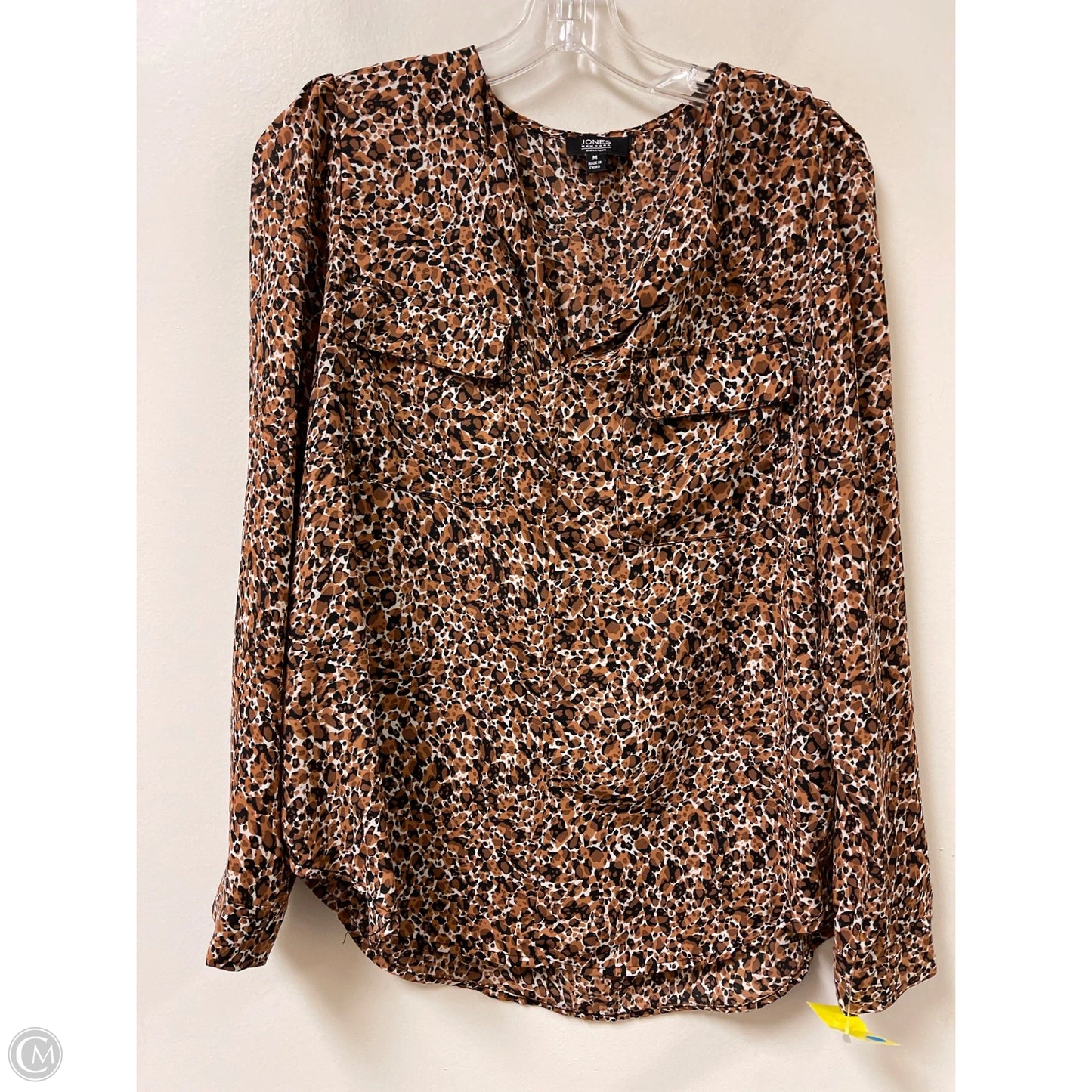 Top Long Sleeve By Jones New York In Orange, Size: M