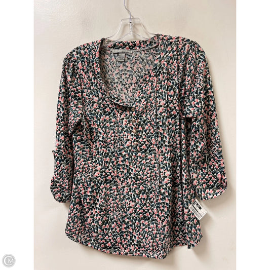 Top Long Sleeve By By Design In Multi-colored, Size: S