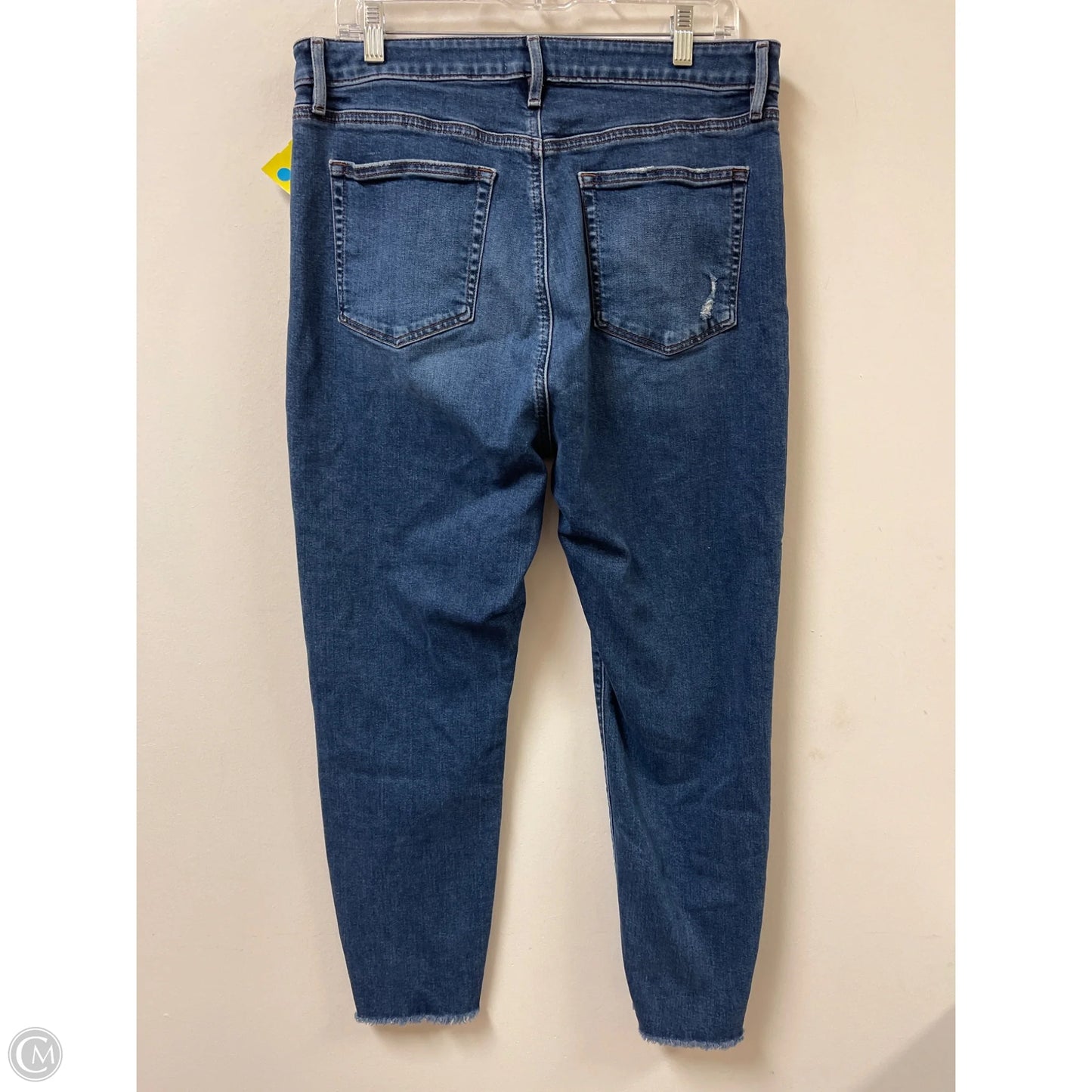 Jeans Skinny By Loft In Blue Denim, Size: 14