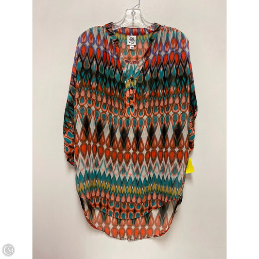 Tunic Short Sleeve By Ivy Jane In Multi-colored, Size: Xs