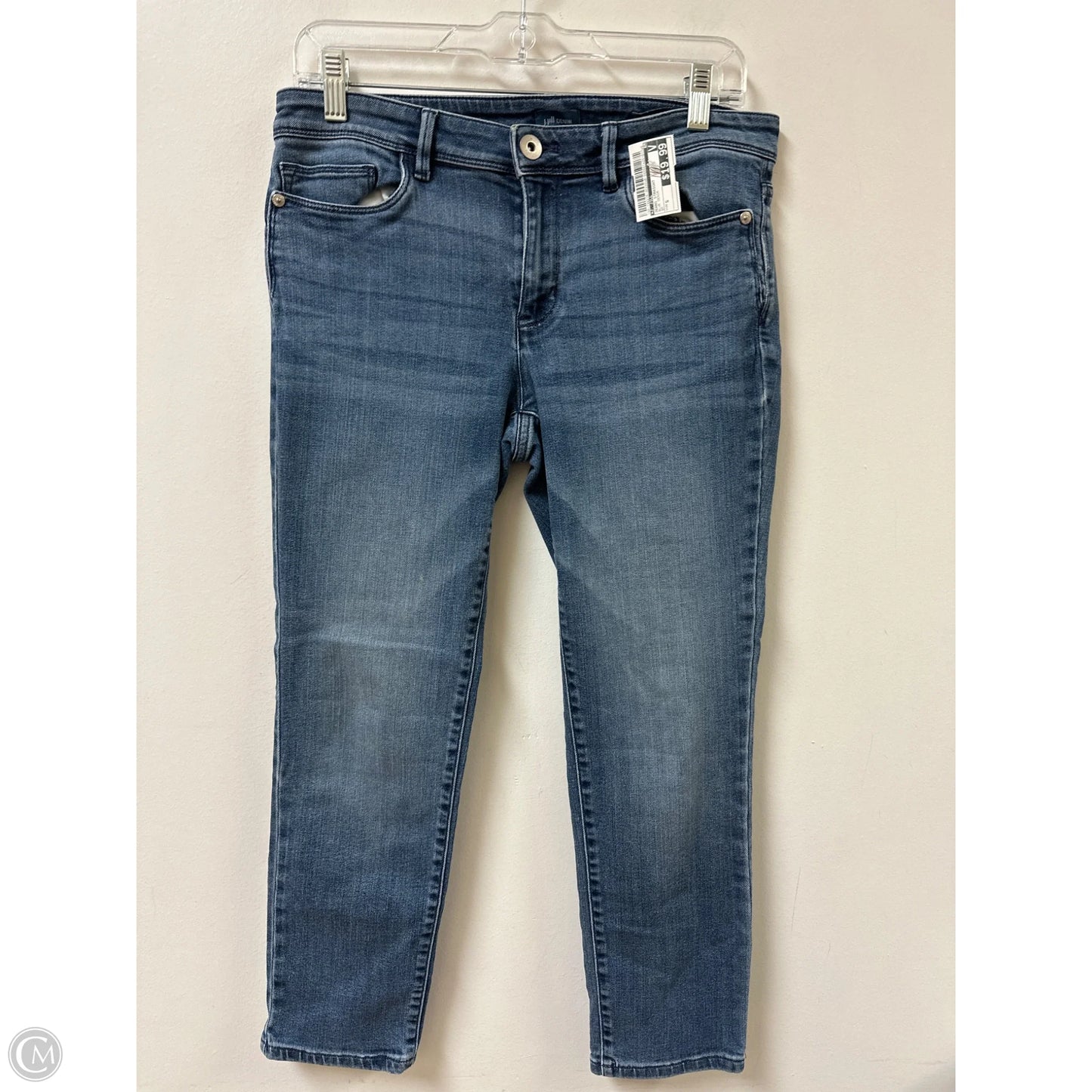 Jeans Straight By J. Jill In Blue Denim, Size: S