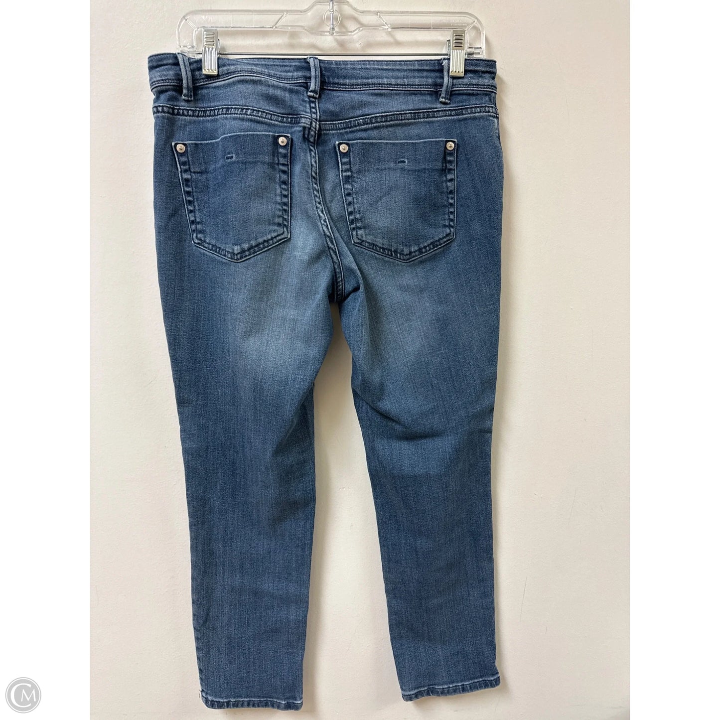 Jeans Straight By J. Jill In Blue Denim, Size: S