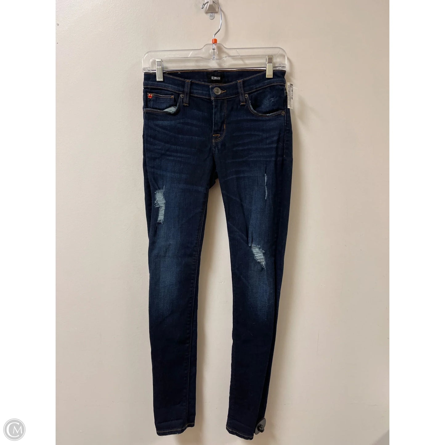 Jeans Skinny By Hudson In Blue Denim, Size: 2