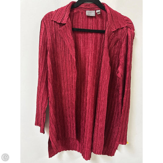 Cardigan By Chicos In Red, Size: S