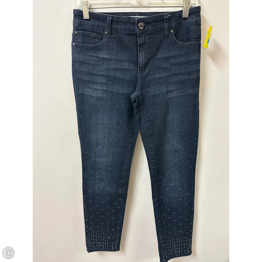 Jeans Straight By Chicos In Blue Denim, Size: 4