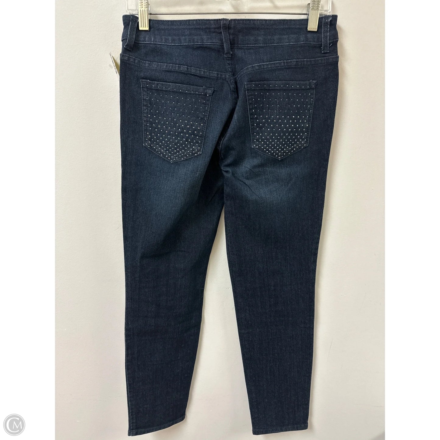 Jeans Straight By Chicos In Blue Denim, Size: 4