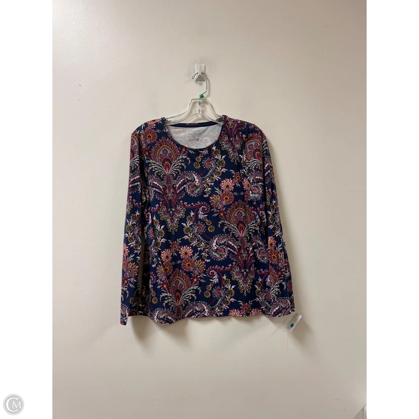Top Long Sleeve By Talbots In Multi-colored, Size: Xlp