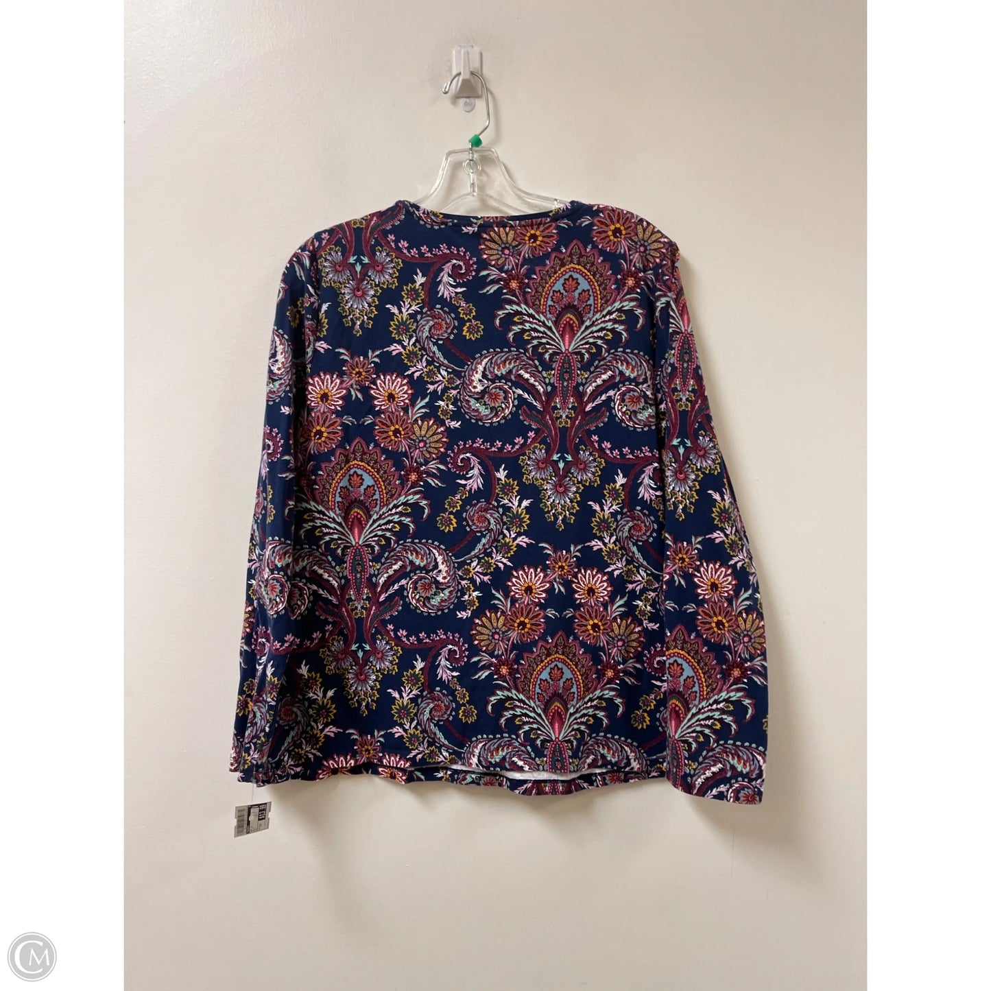 Top Long Sleeve By Talbots In Multi-colored, Size: Xlp