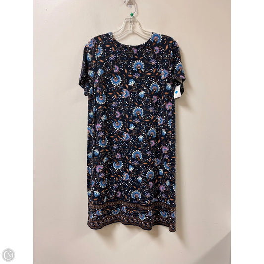 Dress Casual Midi By J. Jill In Multi-colored, Size: Mp