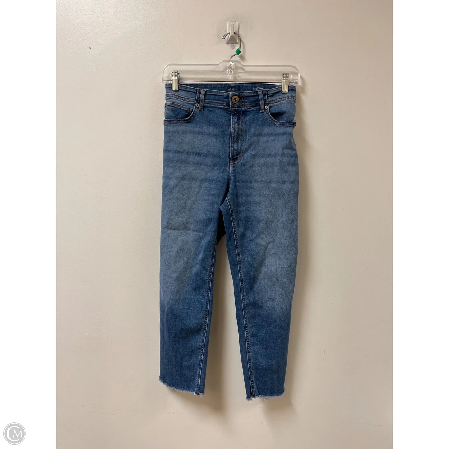 Jeans Straight By J. Jill In Blue Denim, Size: 12p